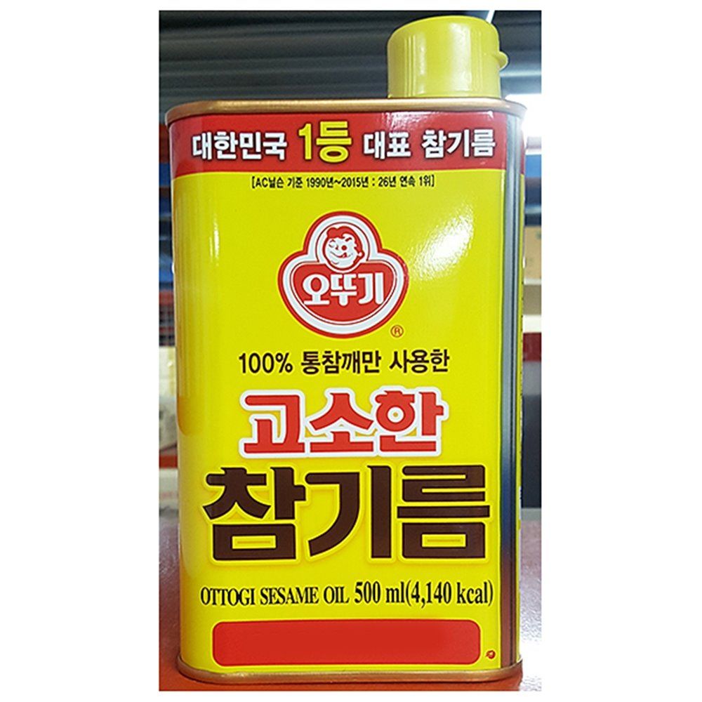 식당 고소한 참기름 오뚜기 500gX12개 맛기름 챔기름