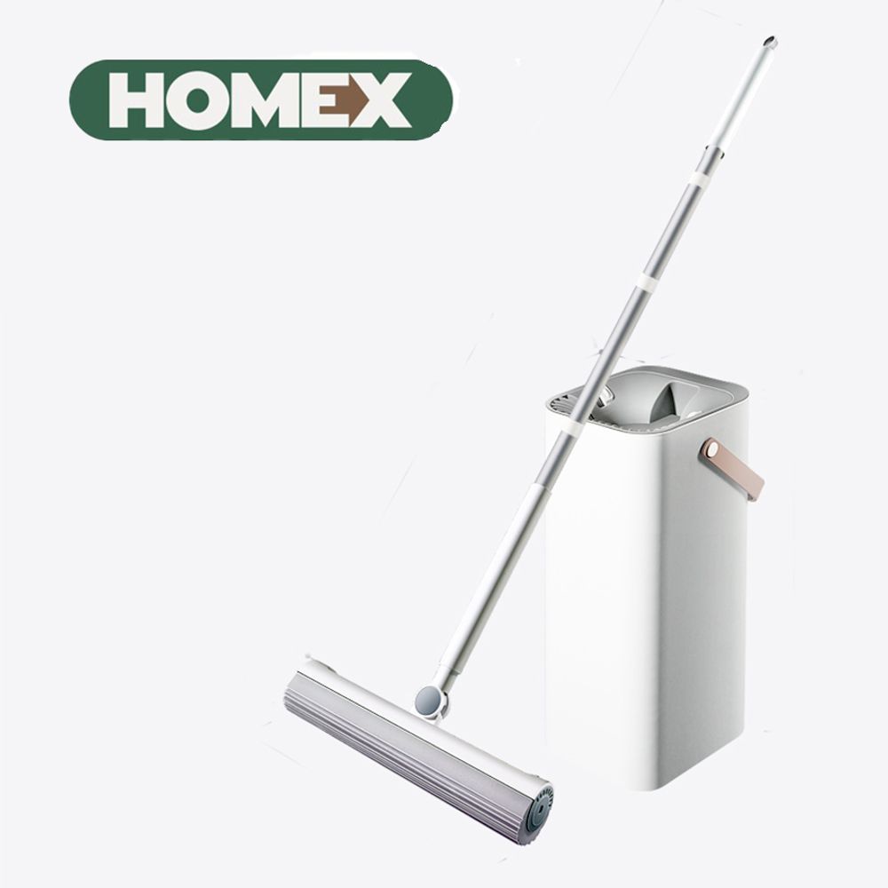 오늘의쇼핑은 물걸레밀대 밀걸레 HOMEX 128cm 스펀지 밀대세트