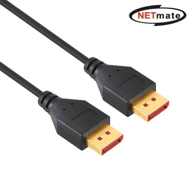 오늘의쇼핑은 NETmate 8K 디스플레이포트 v1.4 케이블 1M(슬림형)