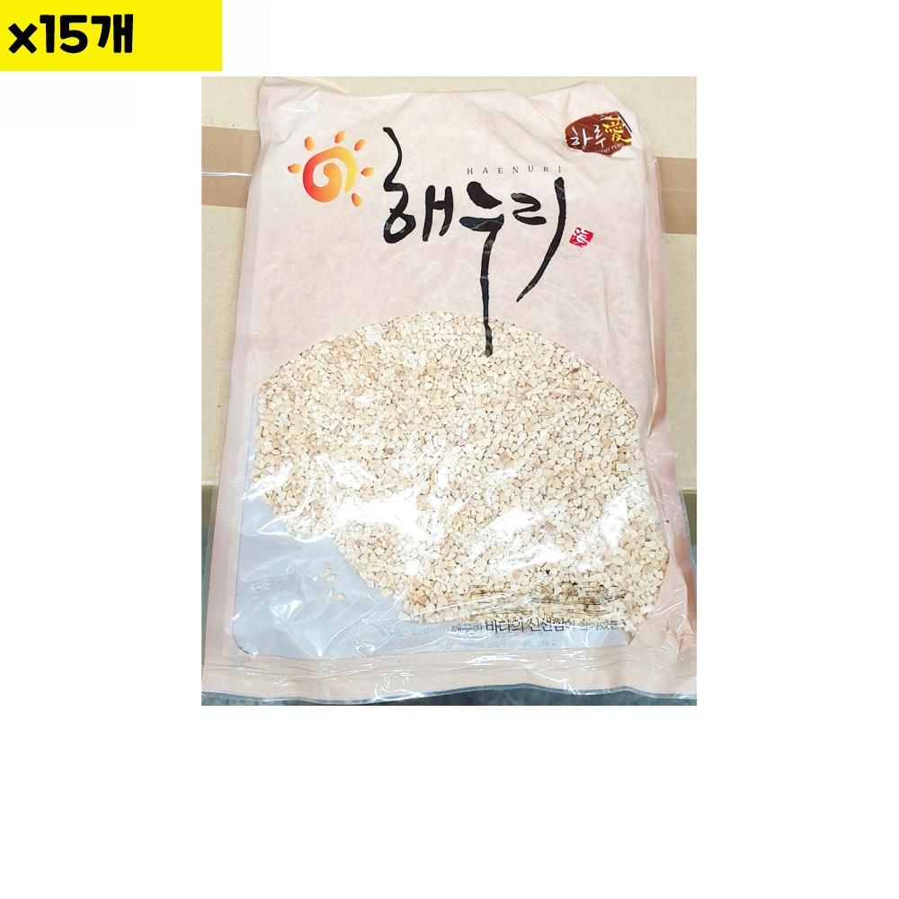 식자재 식재료 도매 땅콩 분태 해누리 1Kg x15개