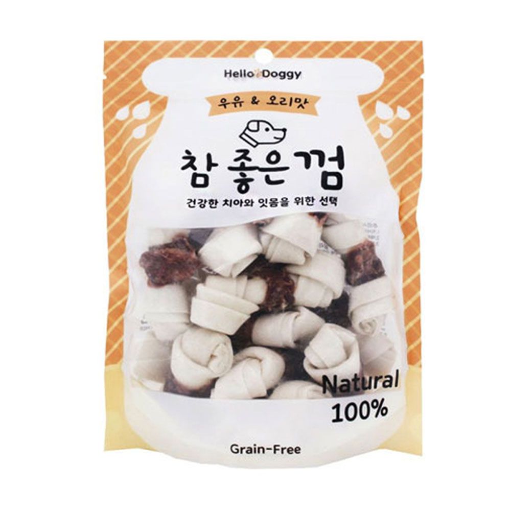 참좋은 우유 오리맛 껌 15p 강아지 애견 반려견 간식