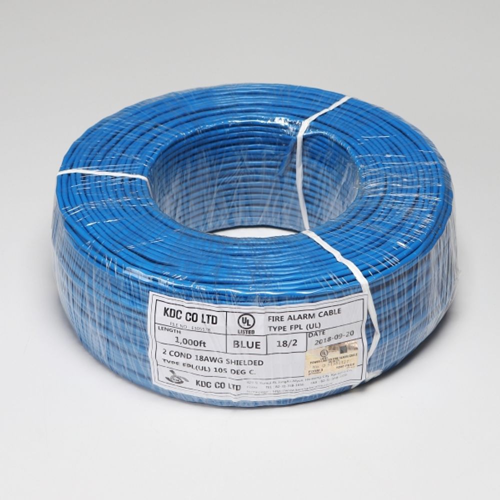 TSP UL1424(소방감지선) AWG18 x 1P 청색(300M)