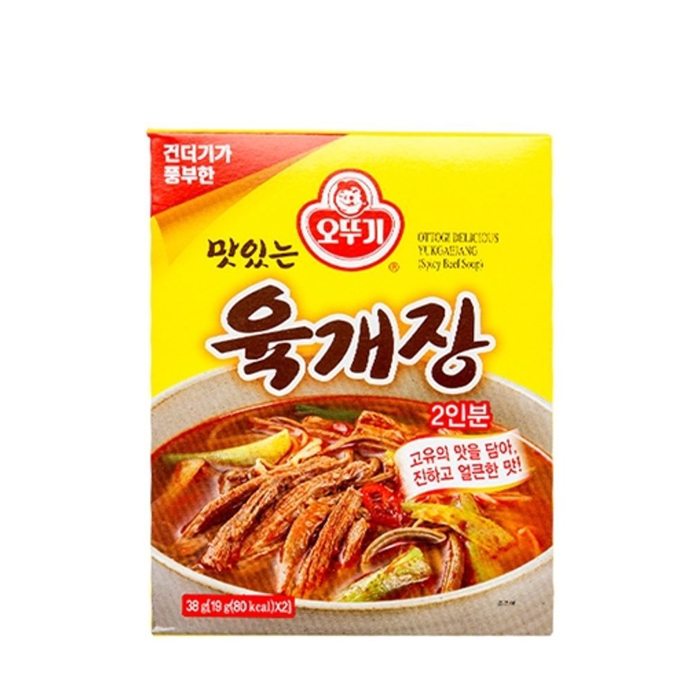 오뚜기 즉석국 맛있는 육개장 19g 2개입