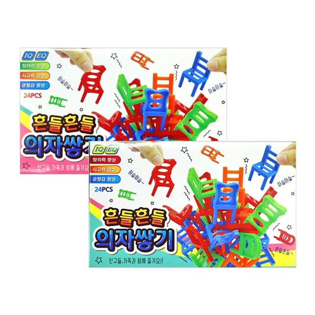 오늘의쇼핑은 (프랜즈)3000 흔들흔들 의자쌓기 24pcs 랜덤 1개