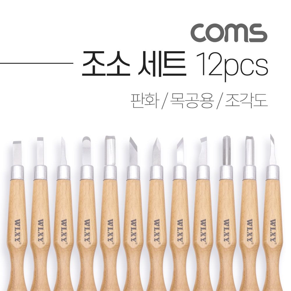 오늘의쇼핑은 조소 세트 12pcs 판화 목공용 조각도