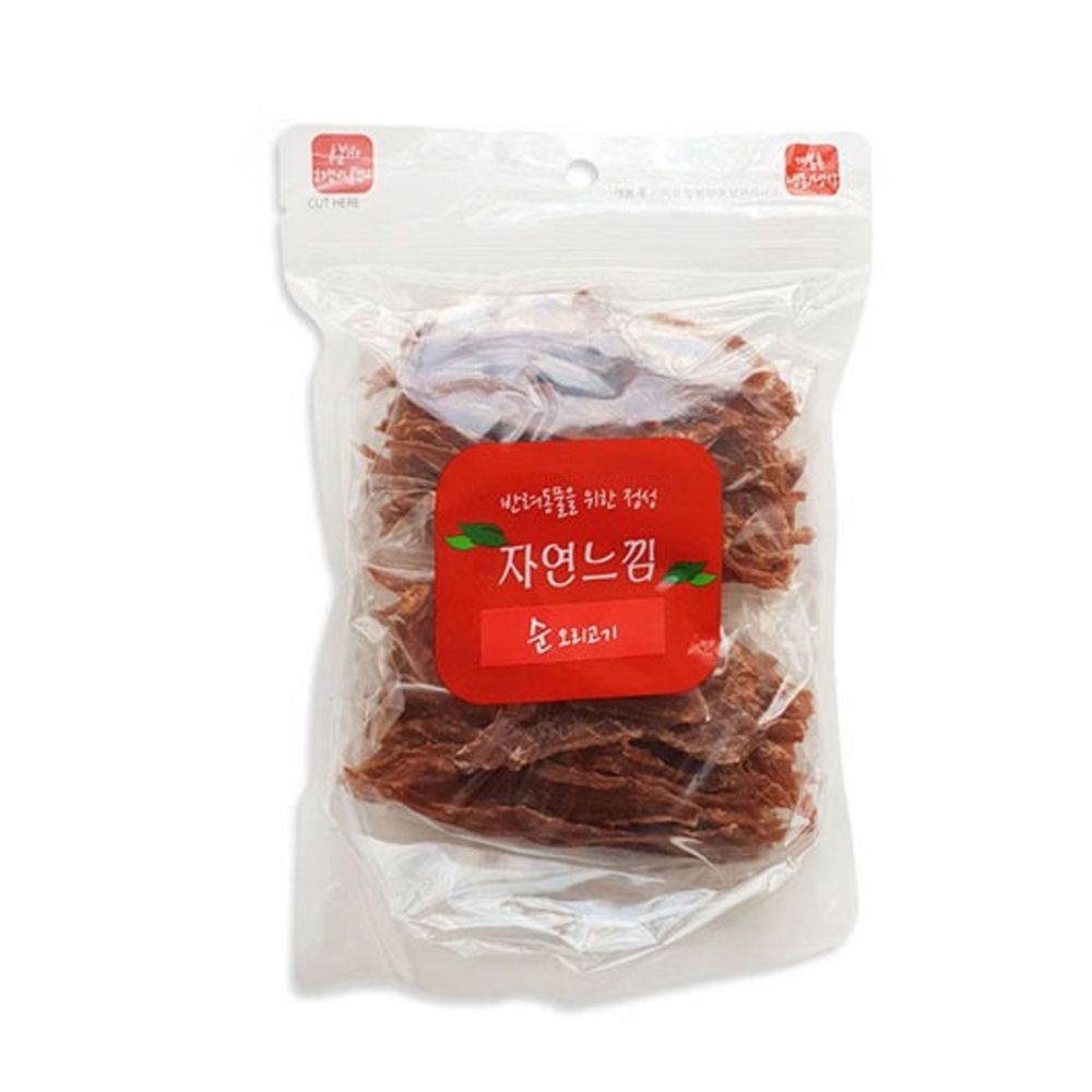 생활모음 자연느낌 순 오리고기 200g (강아지 간식)