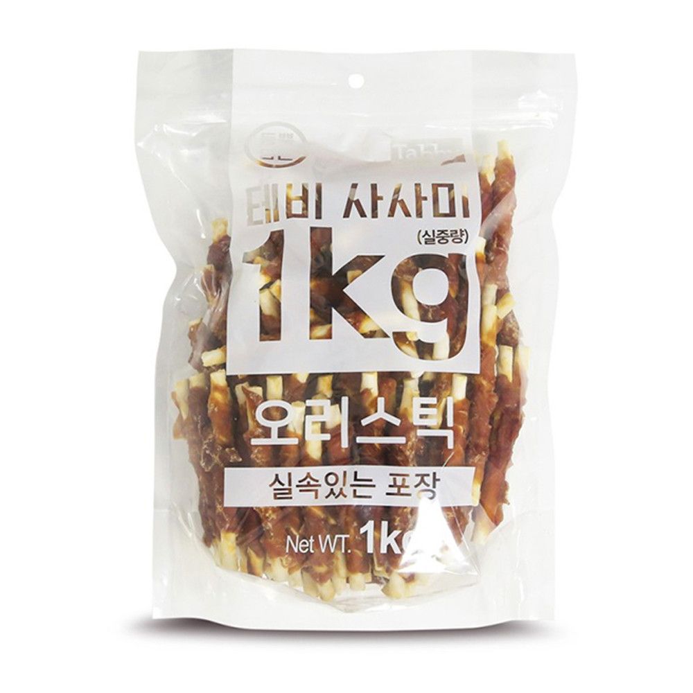 오늘의쇼핑은 생활모음 사사미 1kg (오리스틱)