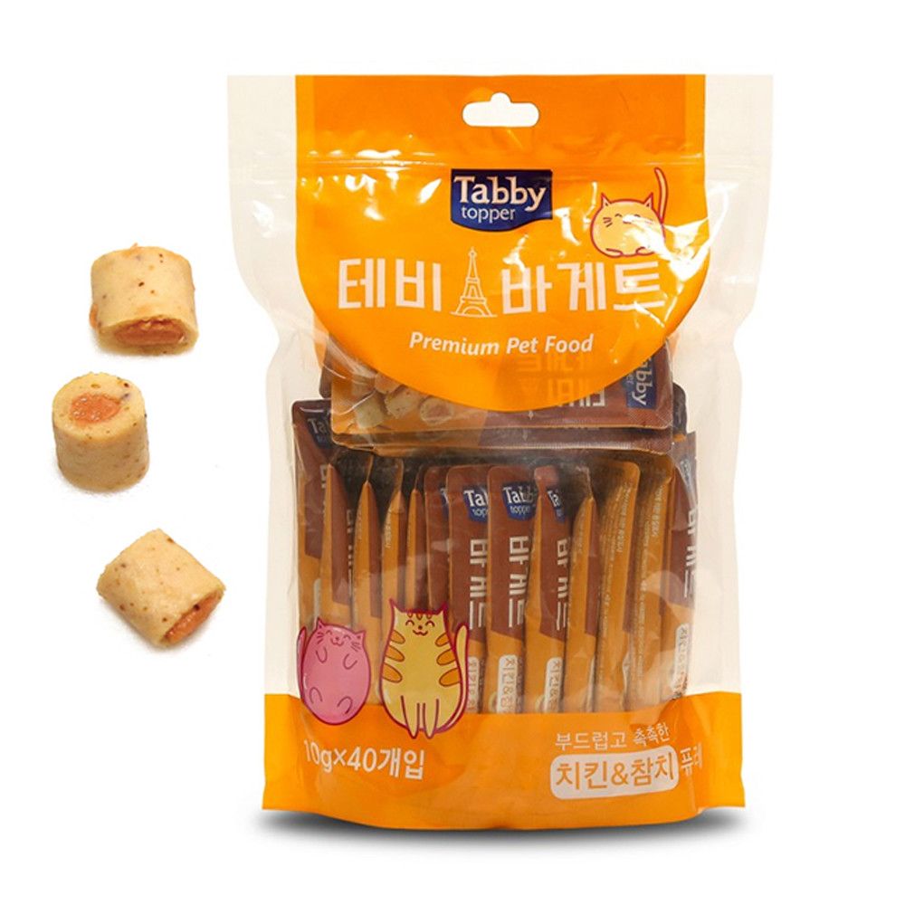 생활모음 바게트 치킨 참치 퓨레 (10g x 40p)