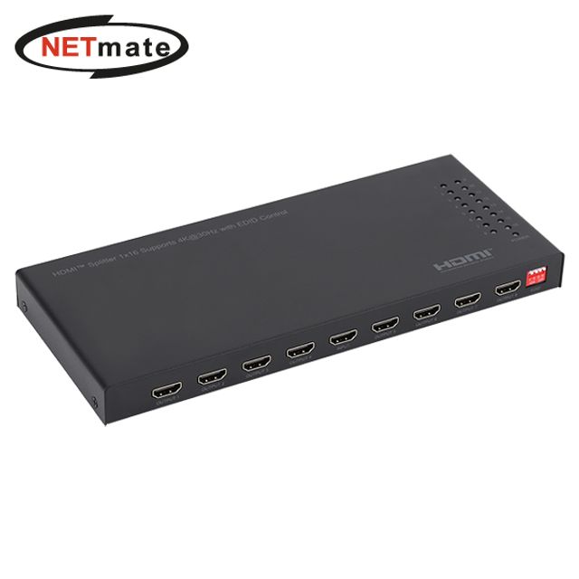 오늘의쇼핑은 NETmate) 4K지원 HDMI 영상분배기(1대16)