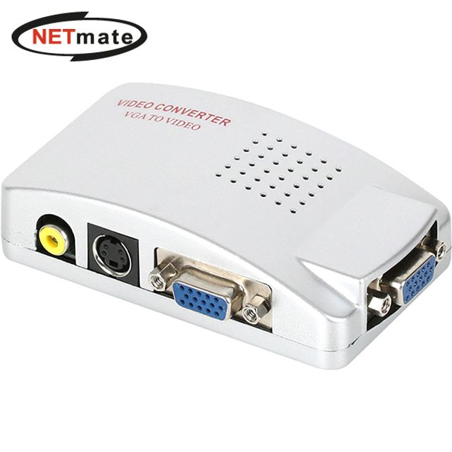 오늘의쇼핑은 Netmate 엔코더 VGA to 비디오 컨버터/TV출력