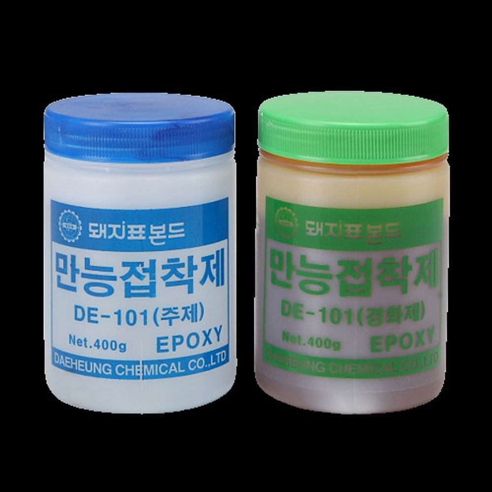 접착제(에폭시) 주제+경화제(DE-101) 400gx2EA