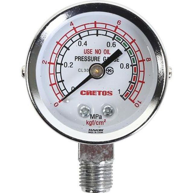 크레토스 용단기 압력계 10K(50Φ) -