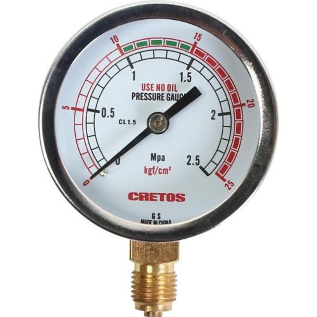 크레토스 용단기 압력계 60x25K