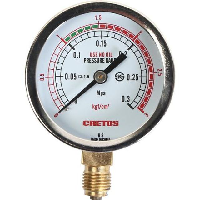 크레토스 용단기 압력계 60x3K