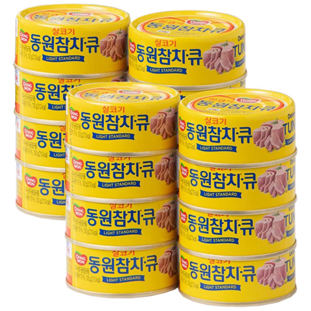 오늘의쇼핑은 동원참치 큐 살코기참치 100g x 16캔