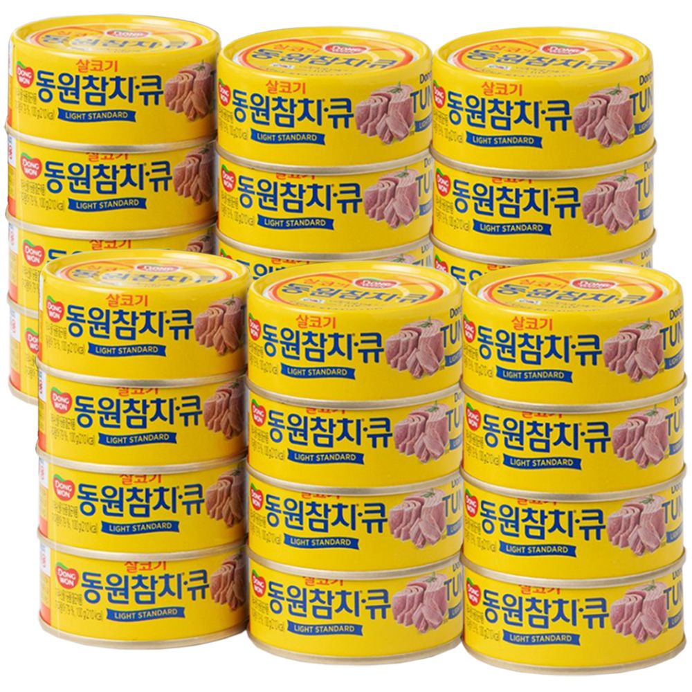 오늘의쇼핑은 동원참치 큐 살코기참치 100g x 24캔입