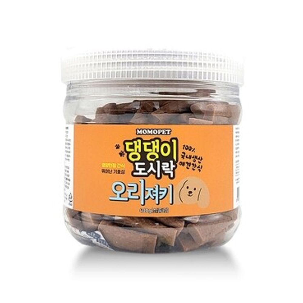 강아지 도시락 통간식 오리 400g 1P 노즈워크 간식