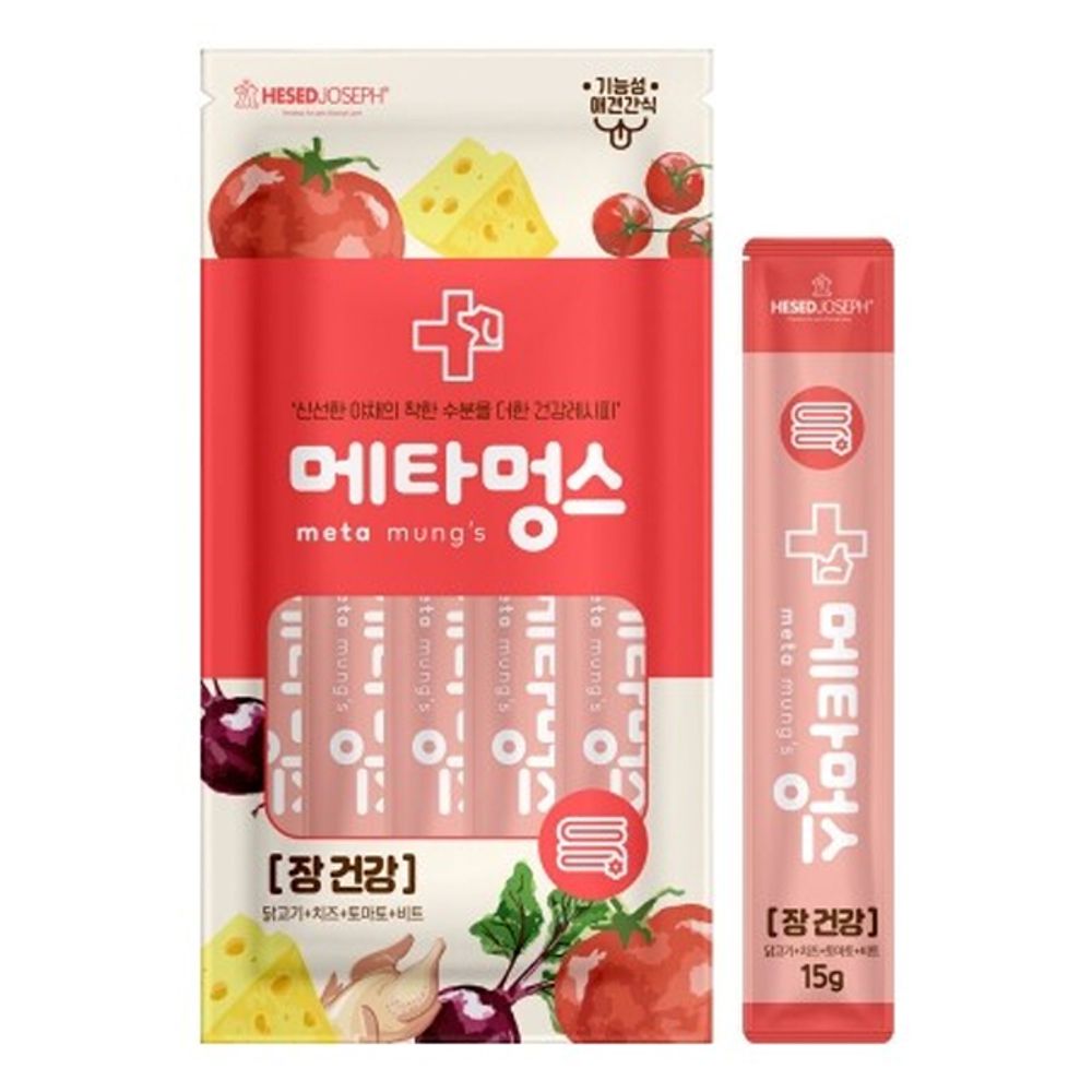 오늘의쇼핑은 강아지 메타멍스 장건강 15g 5P 반려견 짜먹는 영양제