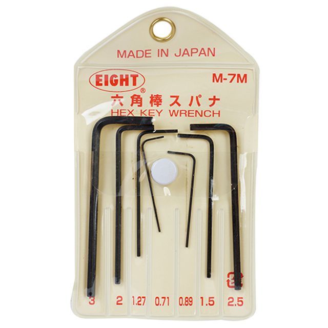 에이트 L렌치 세트(마이크로) M-7M(0.71-3mm)7P 1세