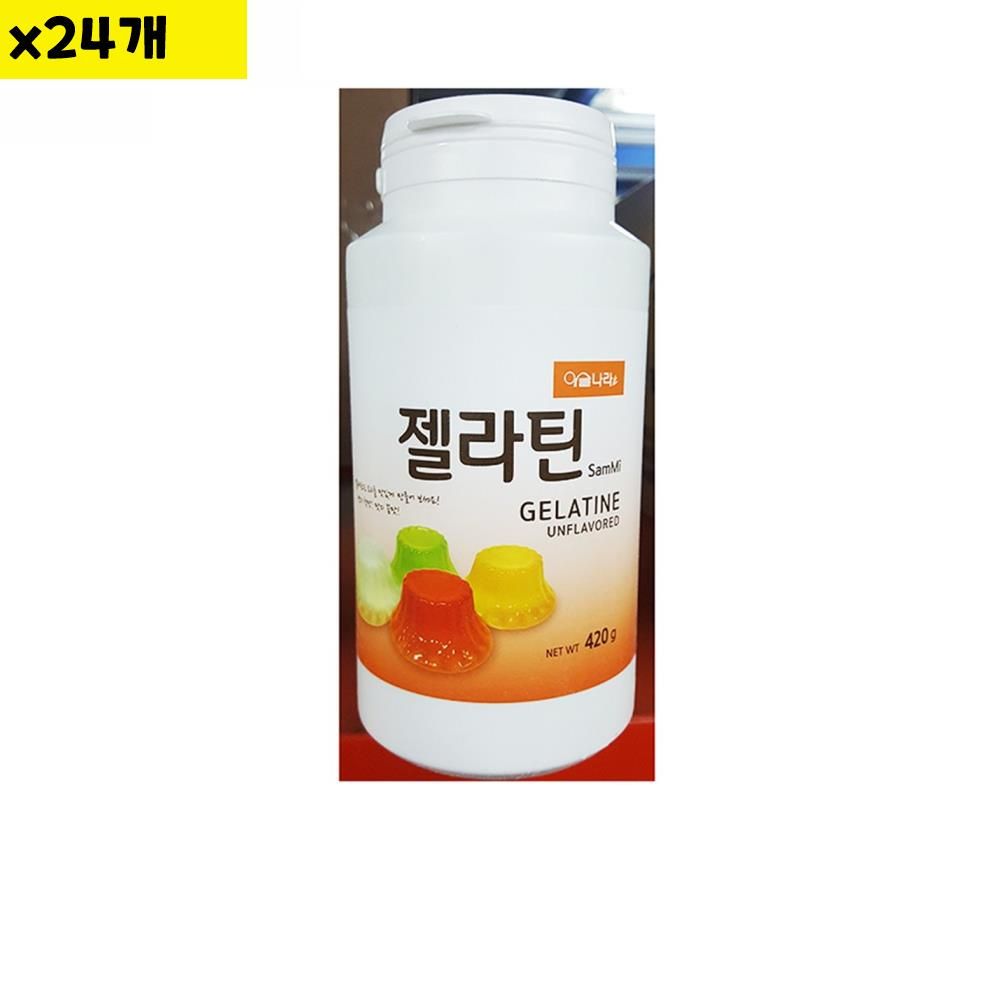 오늘의쇼핑은 식자재 식재료 도매 젤라틴가루 이슬 420g x24개