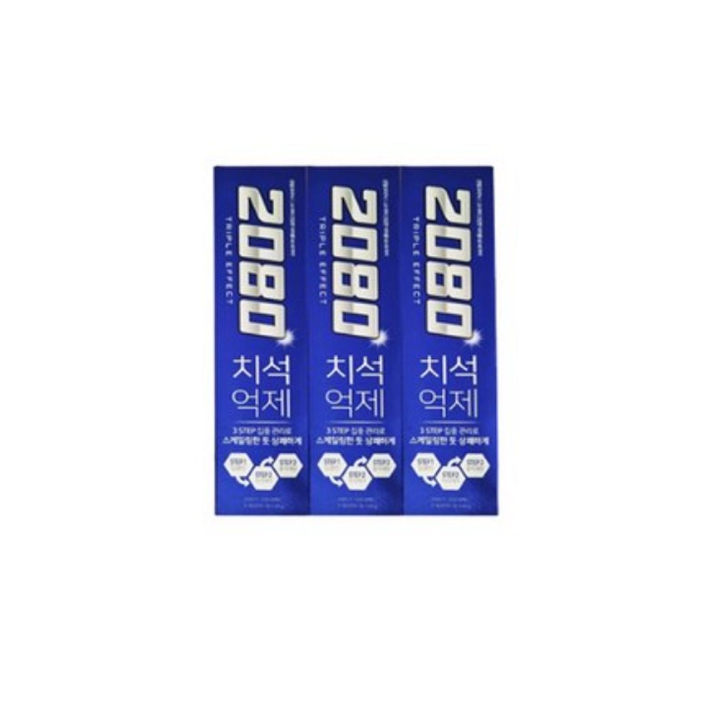 2080 트리플 이펙트 치약 120g x 3입