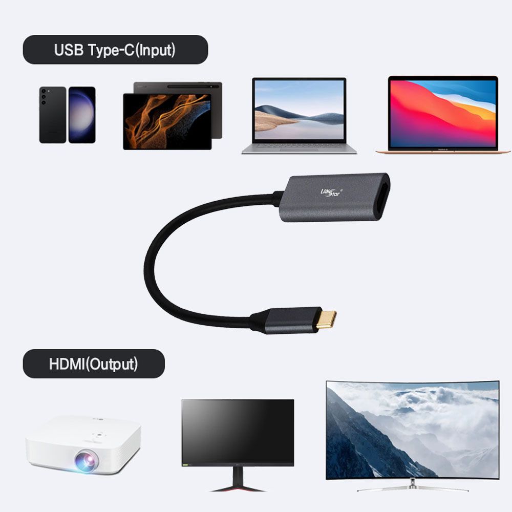 c타입 hdmi 컨버터 화면확장복제 휴대폰 데스크탑환경