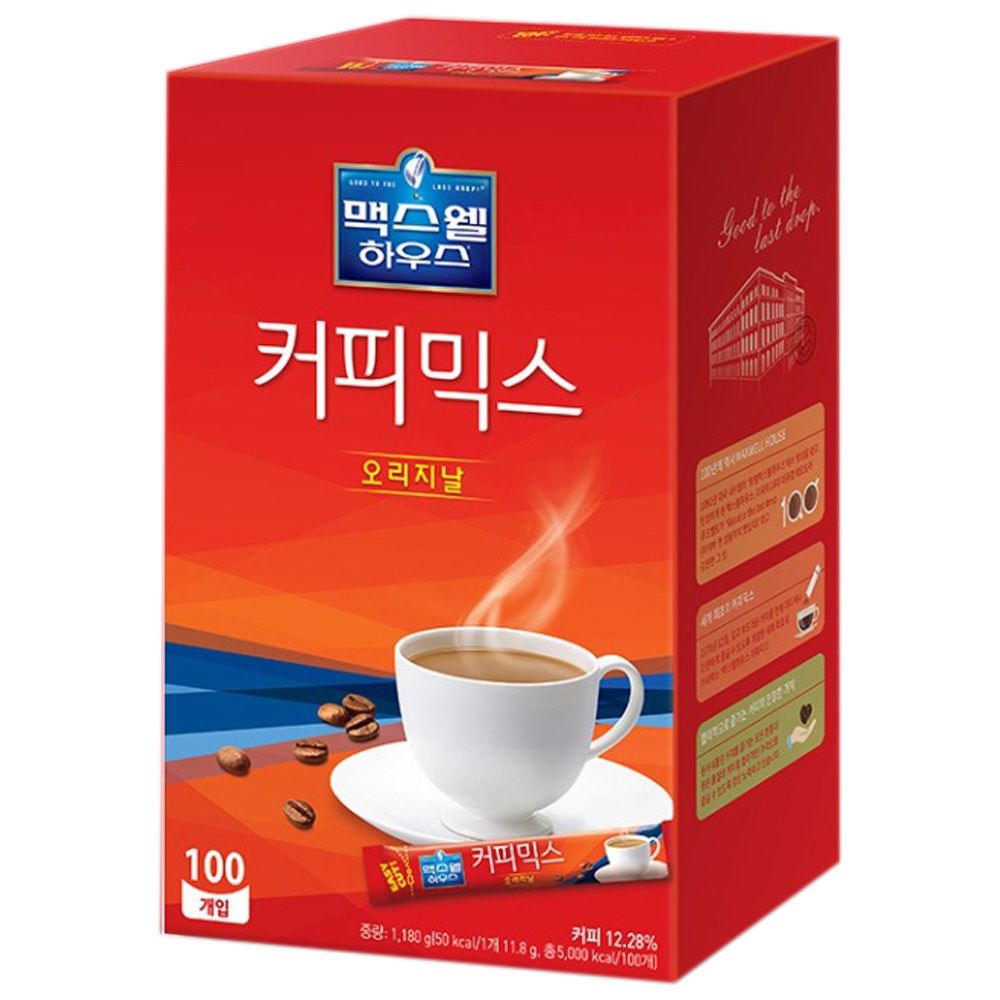 오늘의쇼핑은 동서 맥스웰하우스 오리지날 커피믹스 100T