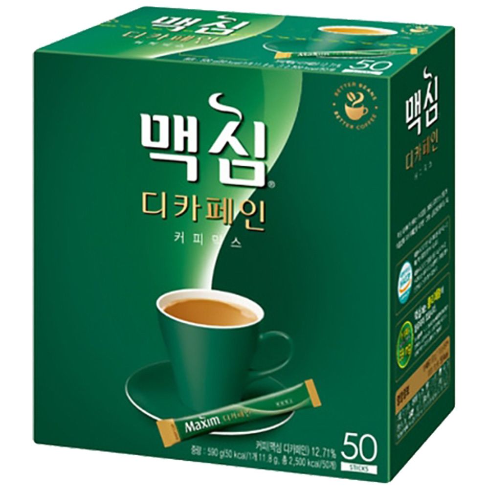 맥심 디카페인 커피믹스 50T