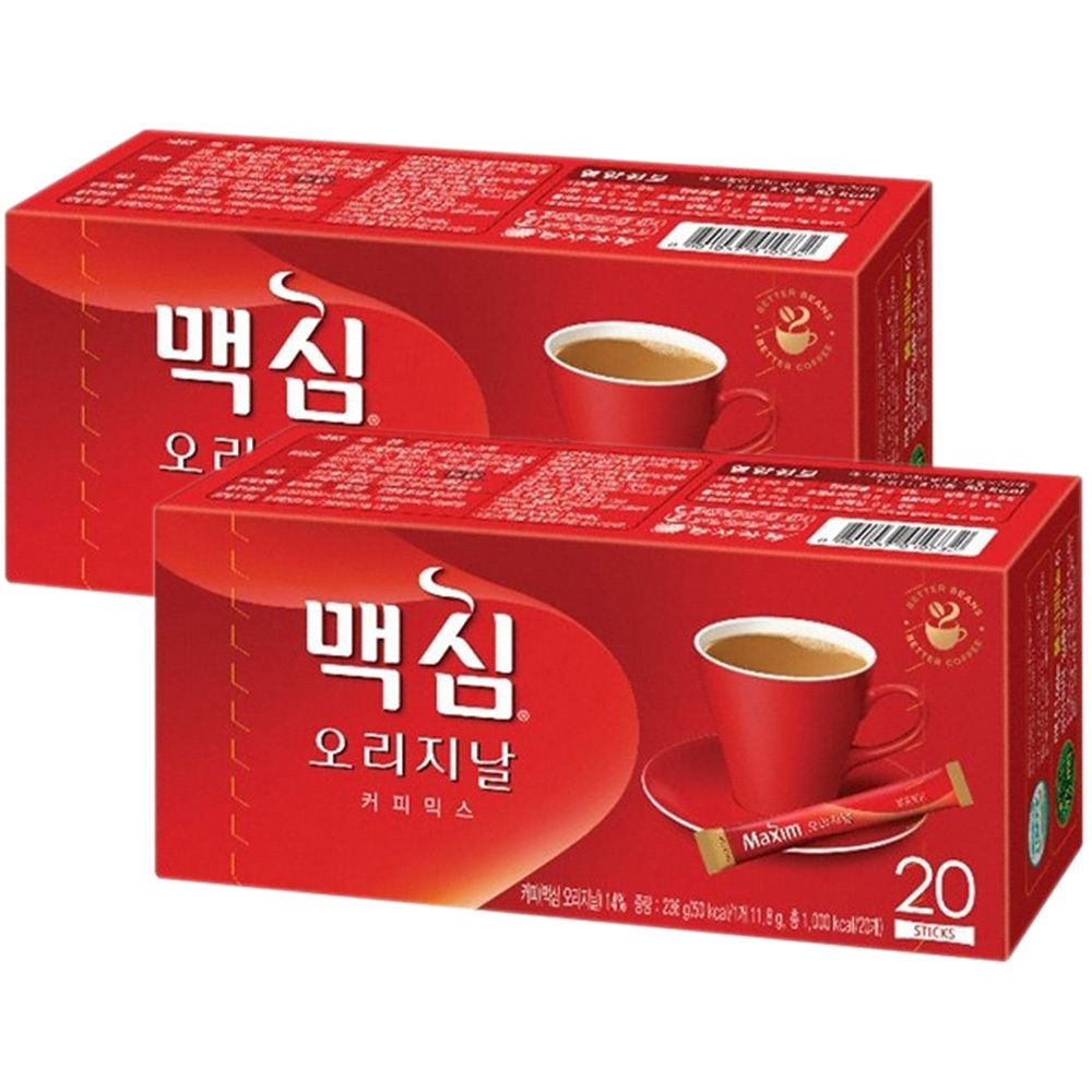 오늘의쇼핑은 맥심 오리지날 커피믹스 40T (20개입x2개)