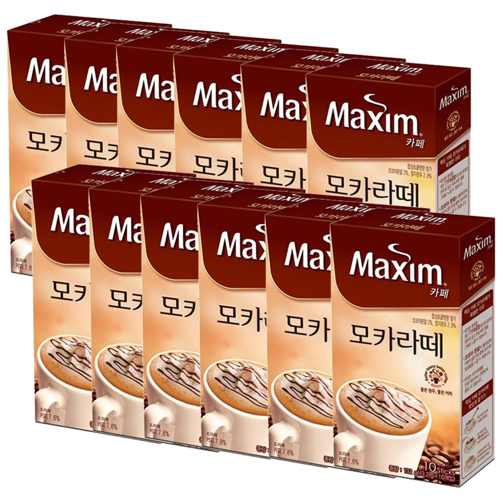 오늘의쇼핑은 맥심 카페 모카라떼 120T (10개입x12개)