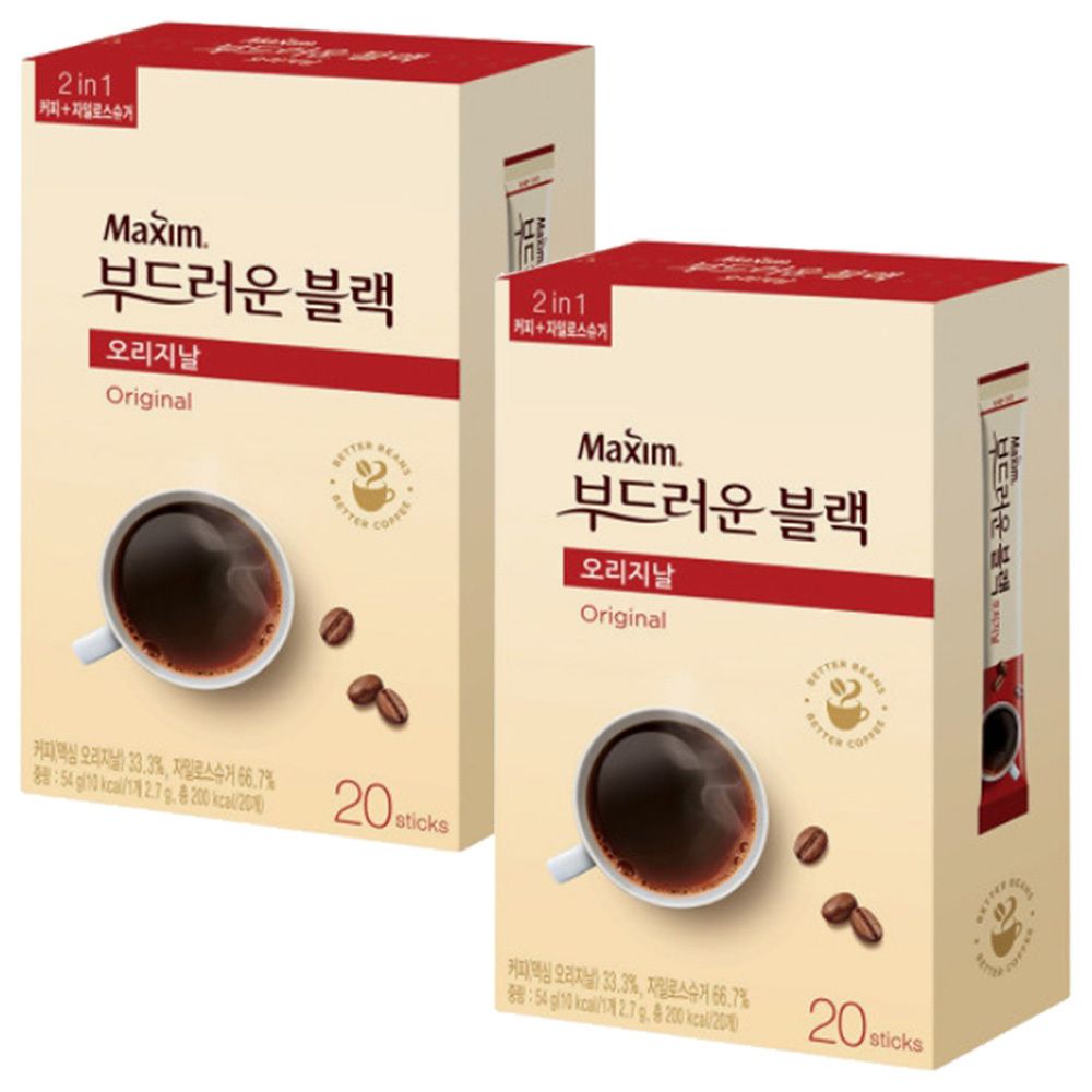 맥심 오리지날 부드러운 블랙 40T (20개입x2개)