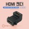 HDMI 연장젠더 HDMI F to F 나사고정형 상향꺾임 꺽임 1번째 이미지