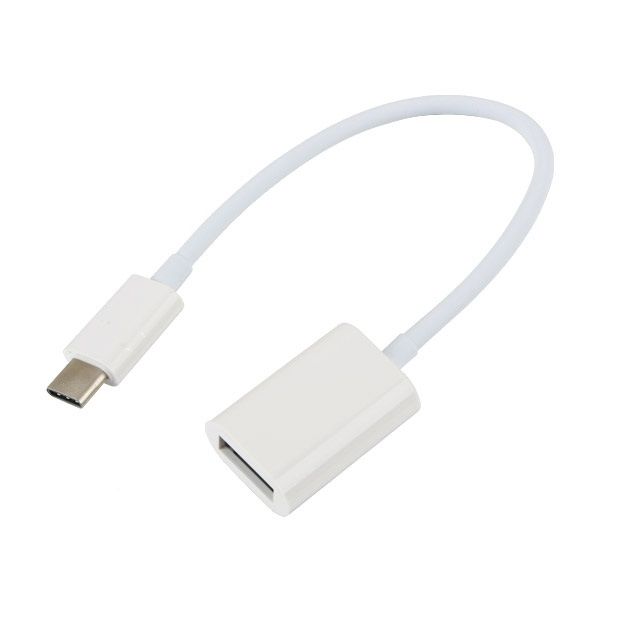 USB 3.1 Type C OTG젠더 USB 2.0 A F 20cm White 케