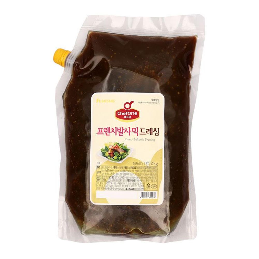 청정원 쉐프원 프렌치 발사믹 드레싱 2kg