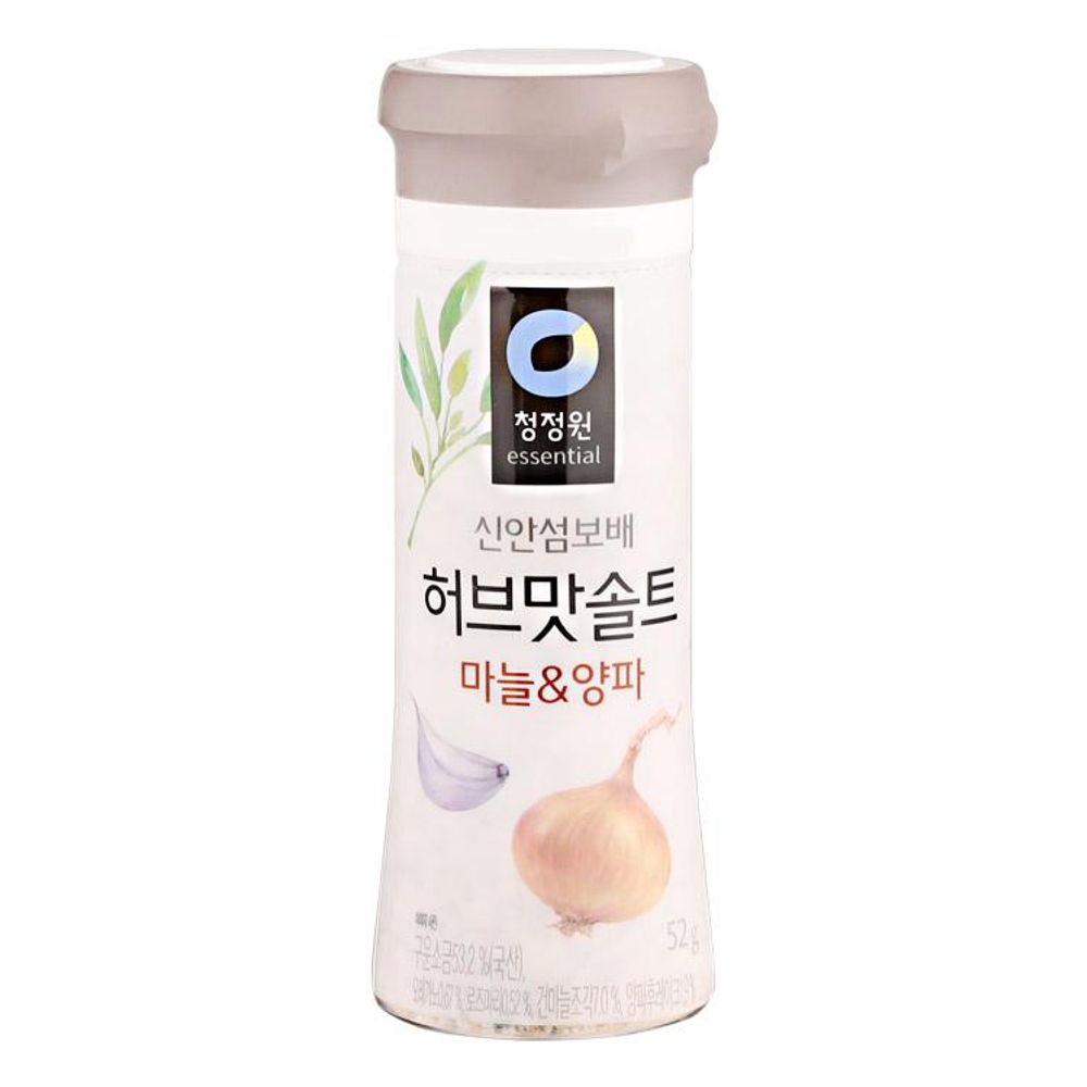 청정원 허브맛 솔트(마늘+양파) 52G