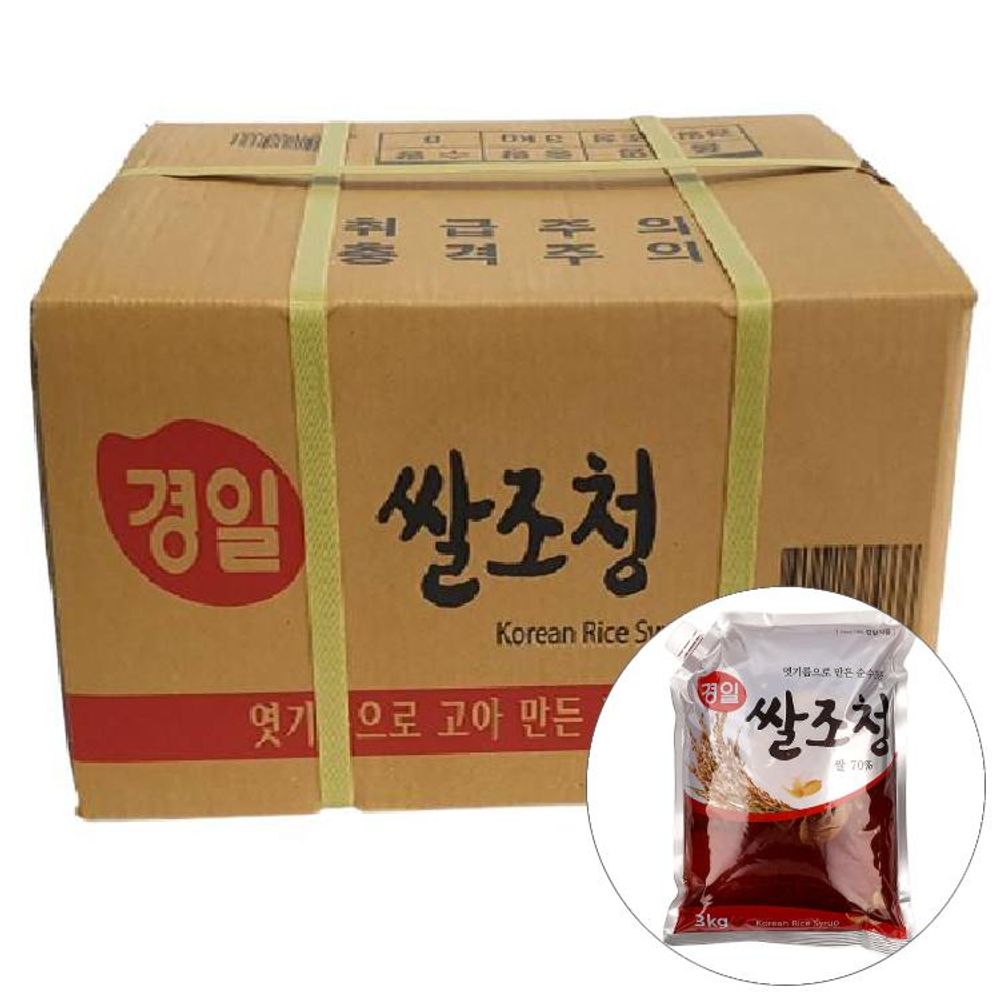 경일 쌀조청 엿 3kg 1박스(6입)