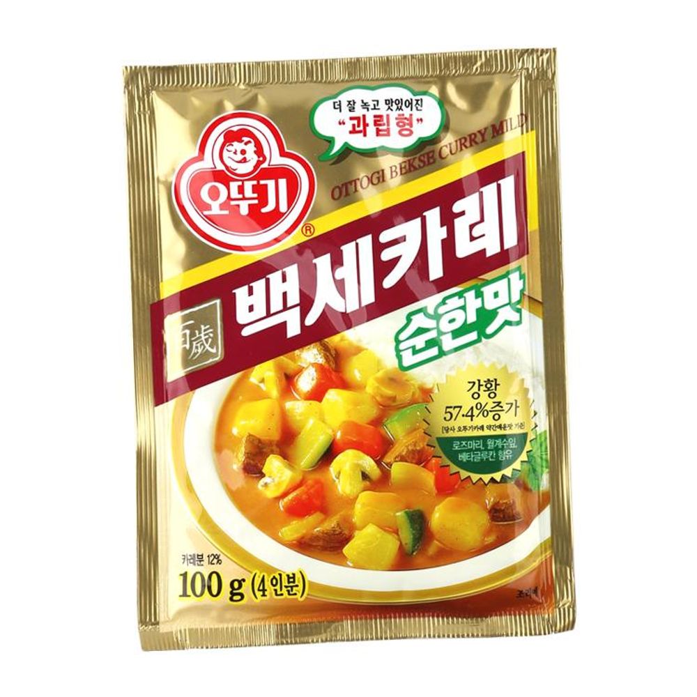 오늘의쇼핑은 오뚜기 백세 카레(순한맛) 100G