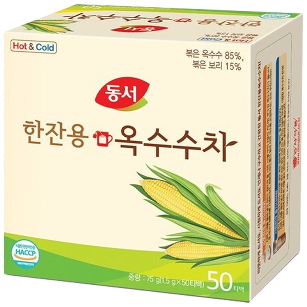 오늘의쇼핑은 동서식품 한잔용 옥수수차 1.5g x 50개입