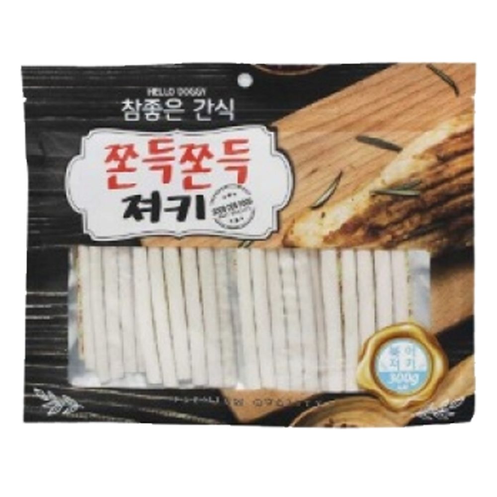 오늘의쇼핑은 강아지 참좋은 쫀득 북어 져키 300g 1P 육포 간식