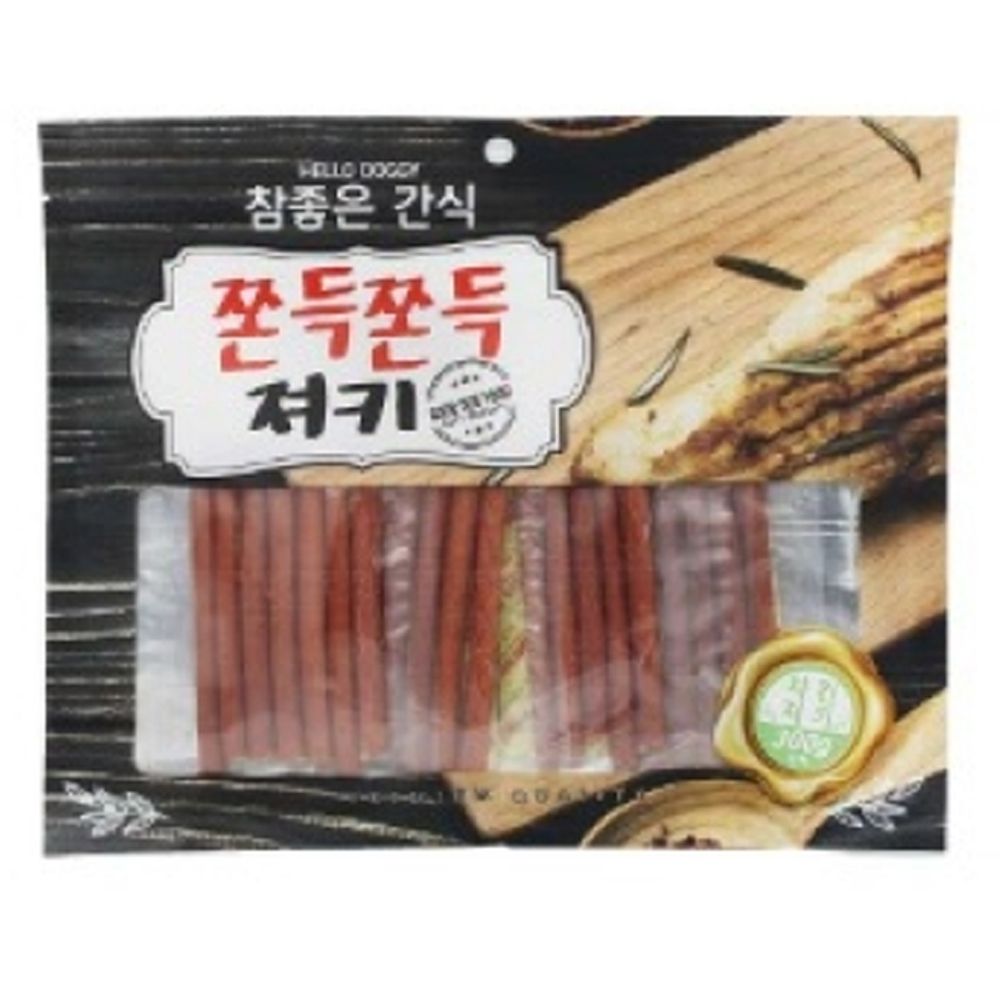 강아지 참좋은 쫀득 치킨 져키 300g 1P 육포 간식