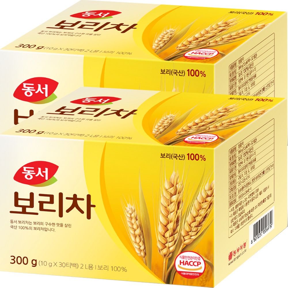 동서 보리차 10g x 60T (30개입x2개)