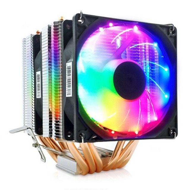 RGB CPU쿨러 92MM 공랭 인텔LGA1700 AMD지원 PWM 4핀