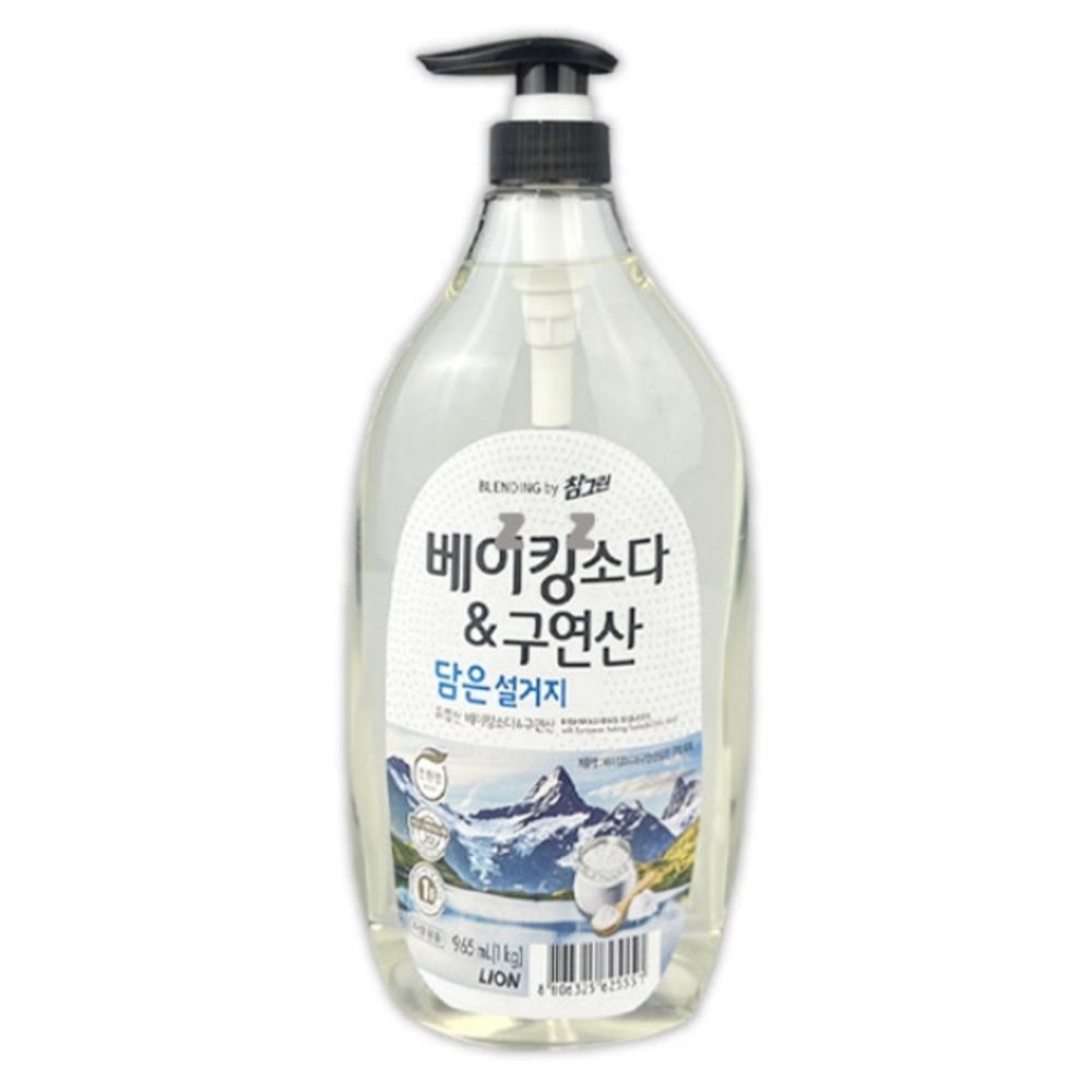 오늘의쇼핑은 참그린 주방 세제 그릇 기름 식기 설거지 세제 965ml