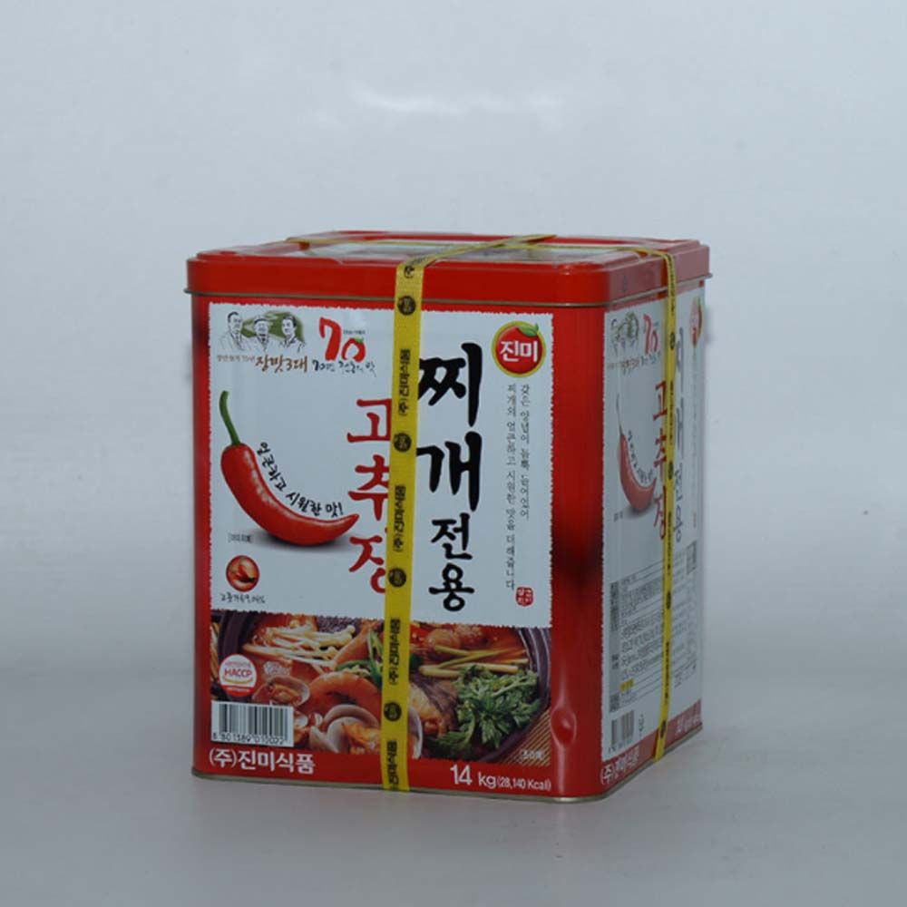 진미 참그루 찌개 고추장 14kg 말통