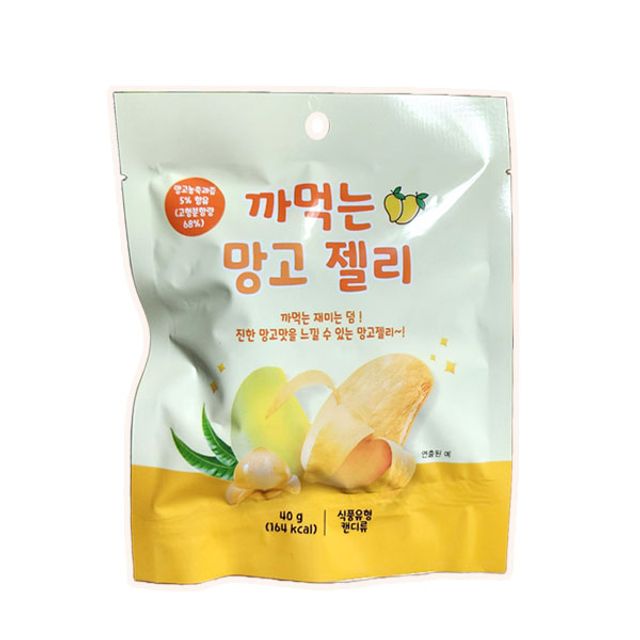 오늘의쇼핑은 까먹는망고젤리(광동 40g)