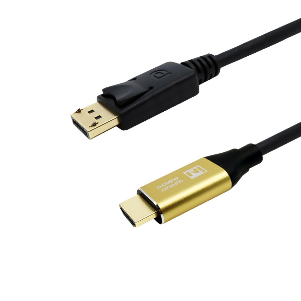 오늘의쇼핑은 DP 1.2 to HDMI 2.0 골드메탈 케이블 2M