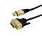 HDMI to DVI-D 골드메탈 케이블 2M 1번째 이미지