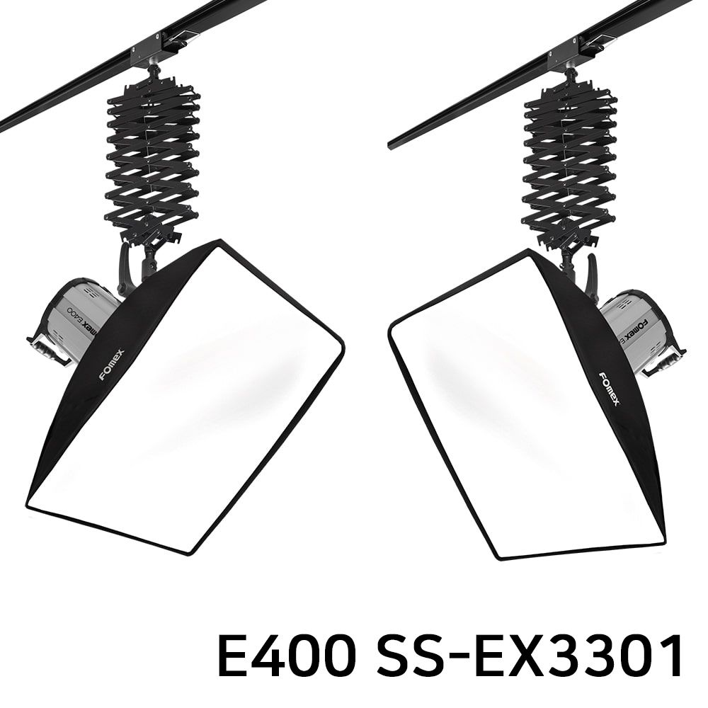 오늘의쇼핑은 포멕스 사진조명 스튜디오 촬영 세트(E400 SS-EX3301)