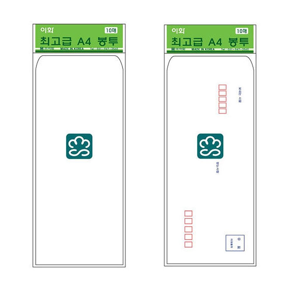 오늘의쇼핑은 고급 규격봉투 A4 무지(걸이용) 10매입x50팩 16절