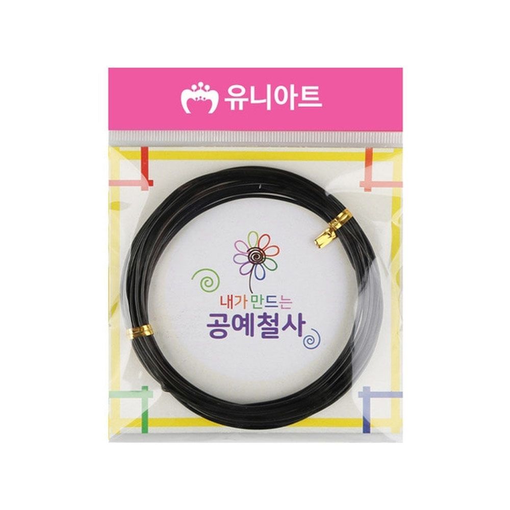 오늘의쇼핑은 유니아트 내맘대로 공예철사 3.0mm 10번 검정색